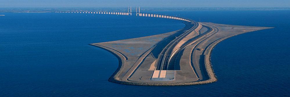 ponte-túnel de Oresund Ponte de Oresund